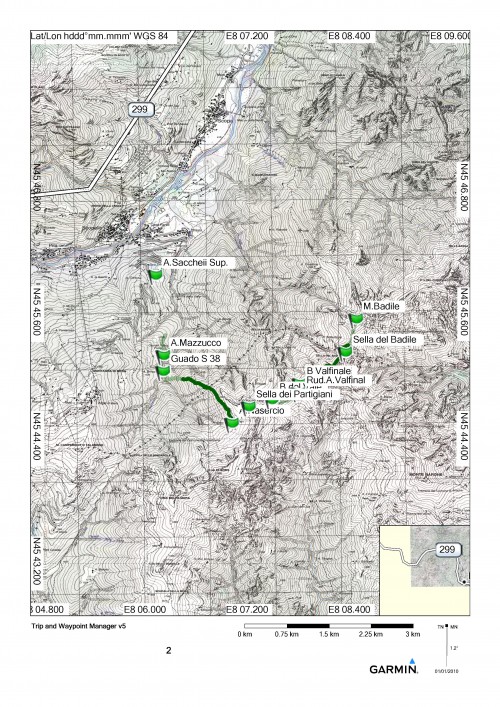 mappa cartinaIl Badile